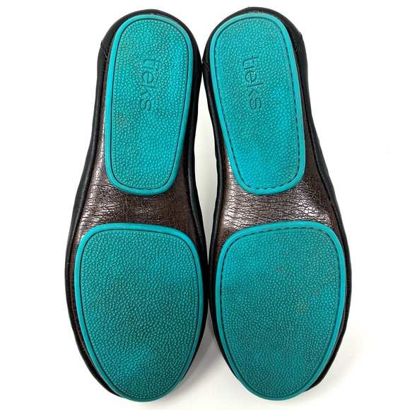 Tieks Black Leather Ballet Flats Size 7 - Picture 7 of 9